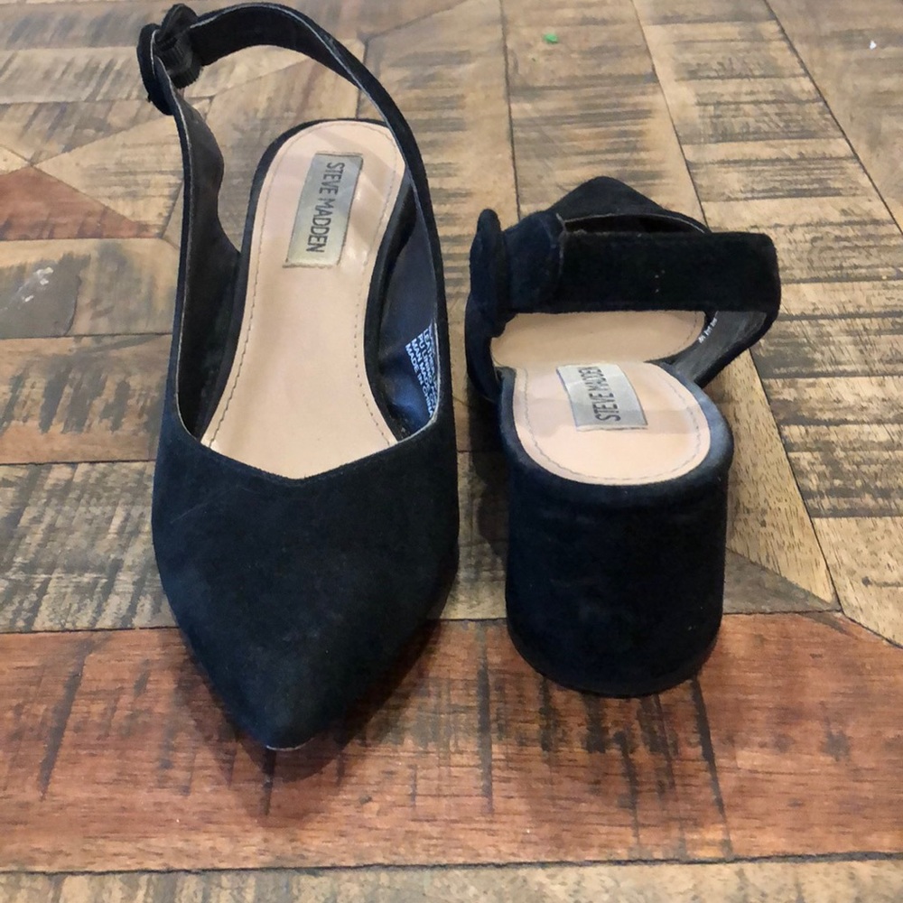 Steve Madden a block heel pumps
